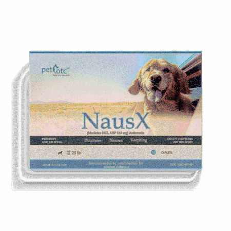 Nausx NausX Anti-Motion Sickness and Relief for Small Breed Dogs, 10 Tablets NSXS